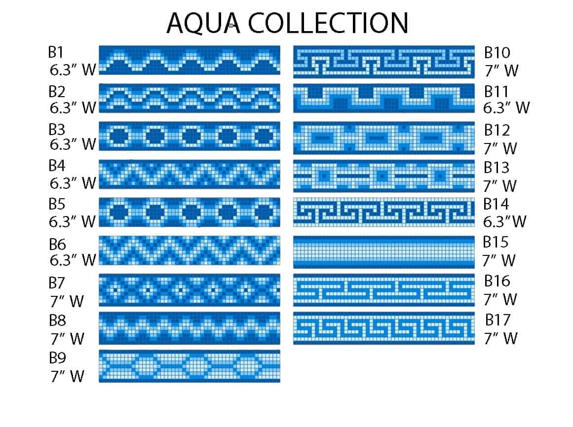 Greek Key Mosaic Tile Styles